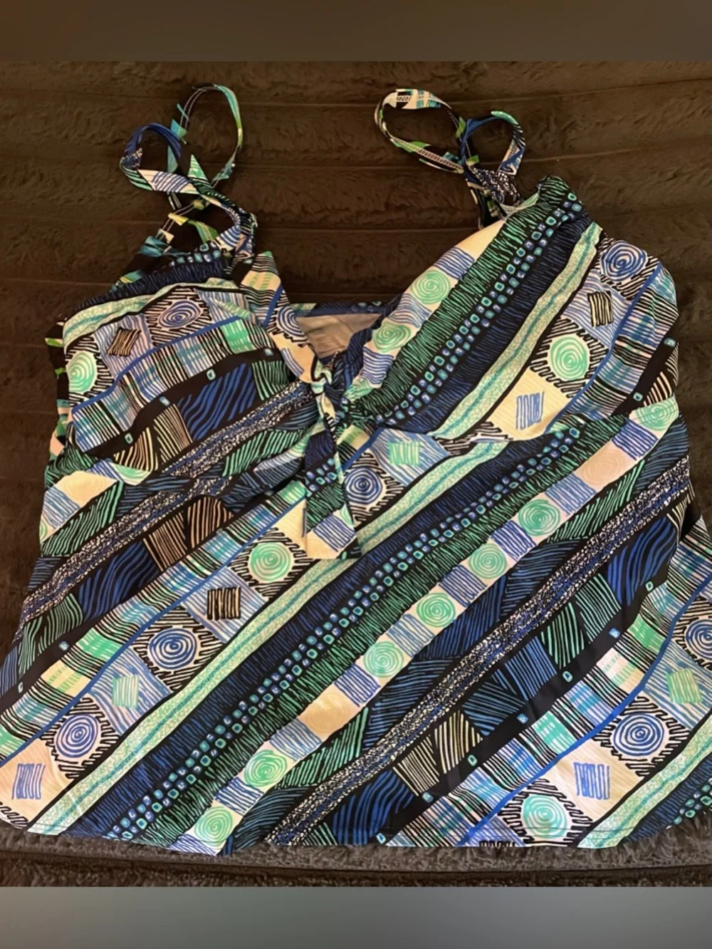 Swimsuits For All Tankini Top Bundle of 2 Nwt size 22 - Picture 3 of 5